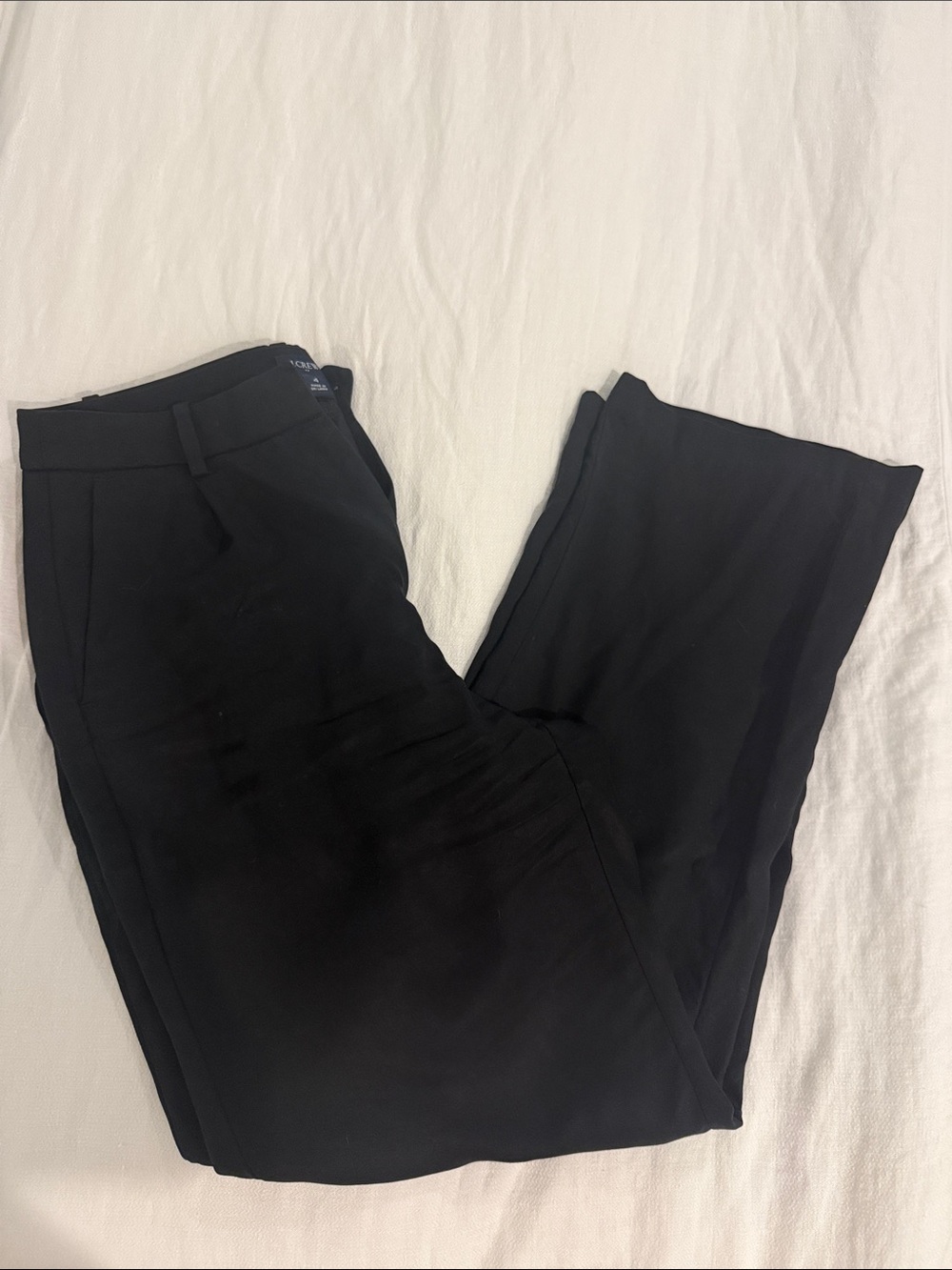 J. Crew Navy Wide-Leg Trousers